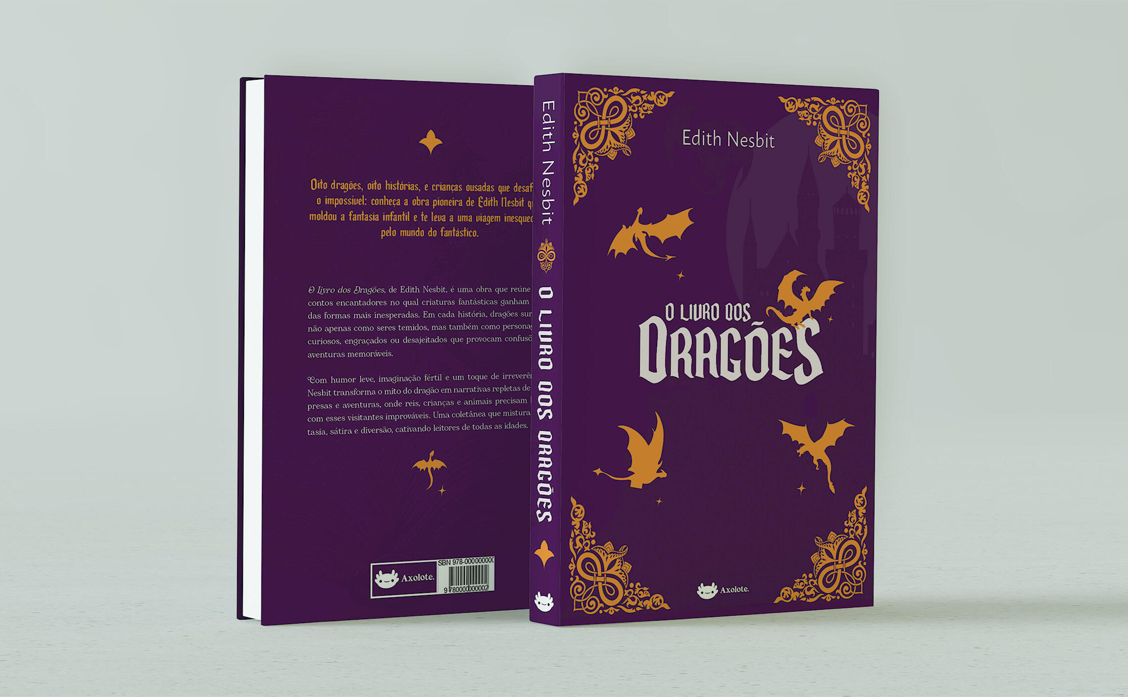 frente e fundo livro