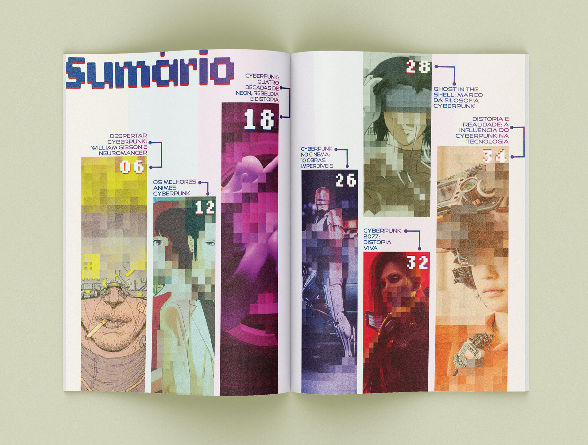 Revista Dystopia - sumário