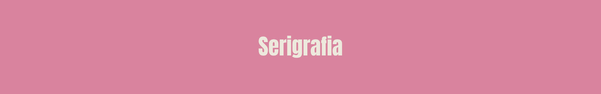 serigrafia